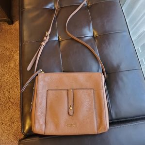 Fossil crossbody leather bag